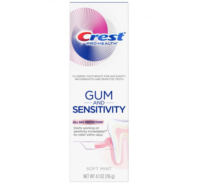 Crest Pro-Health Gum and Sensitivity Sensitive Toothpaste All Day Protection - Зубная паста